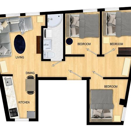 Apartamento Family Friendly 3Br - Fast Wi-Fi - Behind Bryggen Bergen Exterior foto